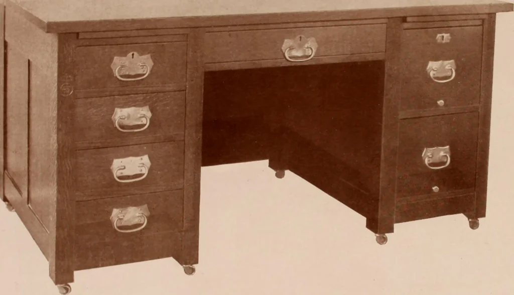 An illustration from Roycroft hand made furniture., 1912, leaf 22