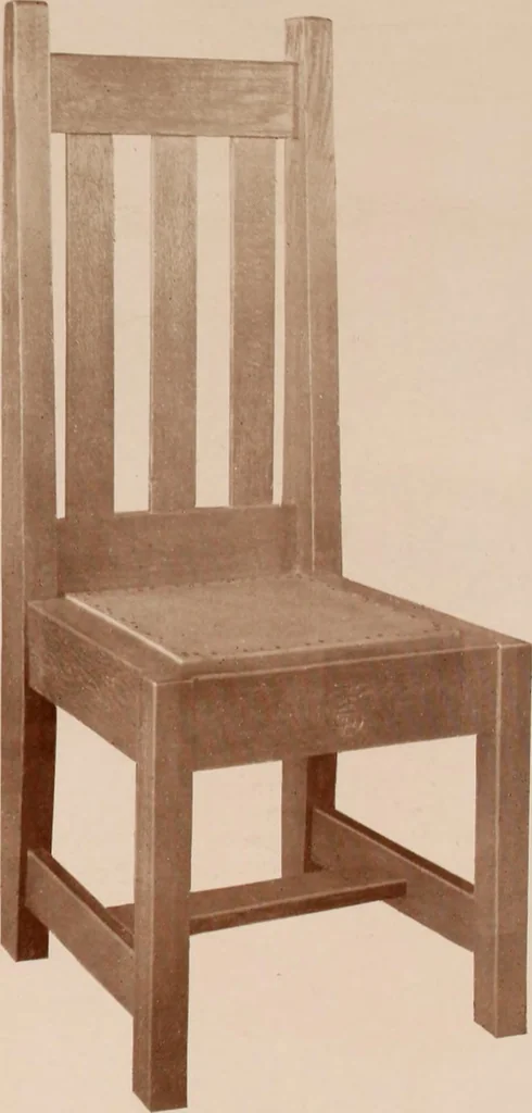 An illustration from Roycroft hand made furniture., 1912, leaf 22