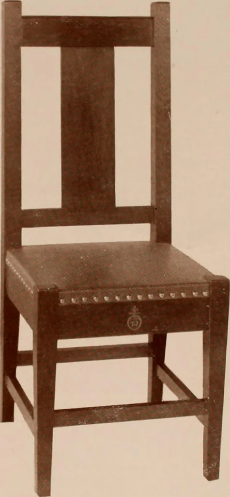 An illustration from Roycroft hand made furniture., 1912, leaf 23