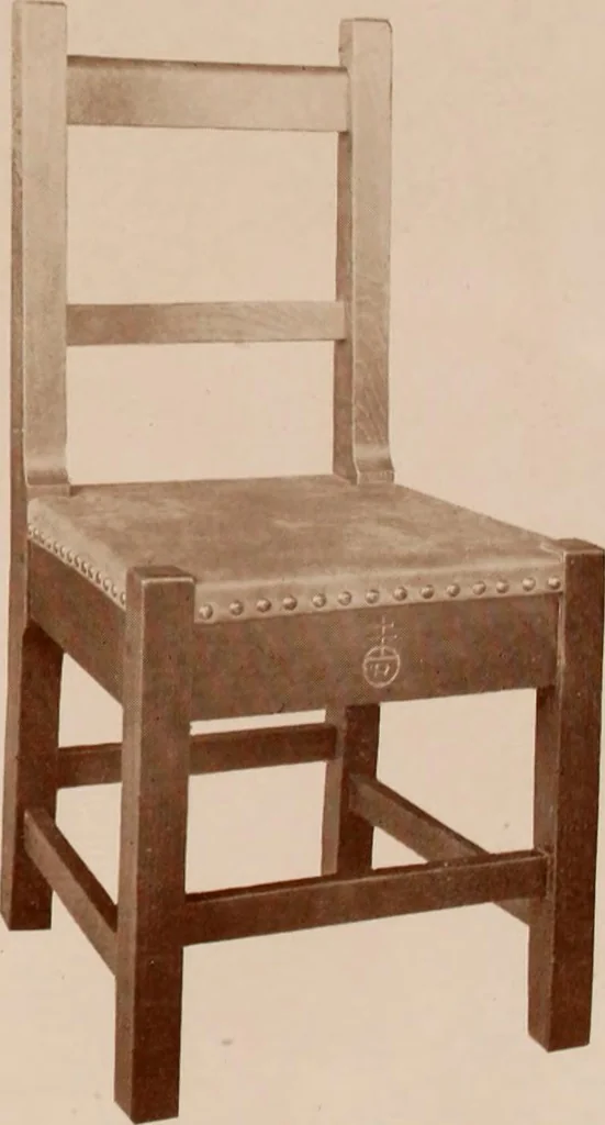 An illustration from Roycroft hand made furniture., 1912, leaf 23