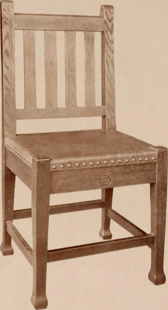 An illustration from Roycroft hand made furniture., 1912, leaf 24