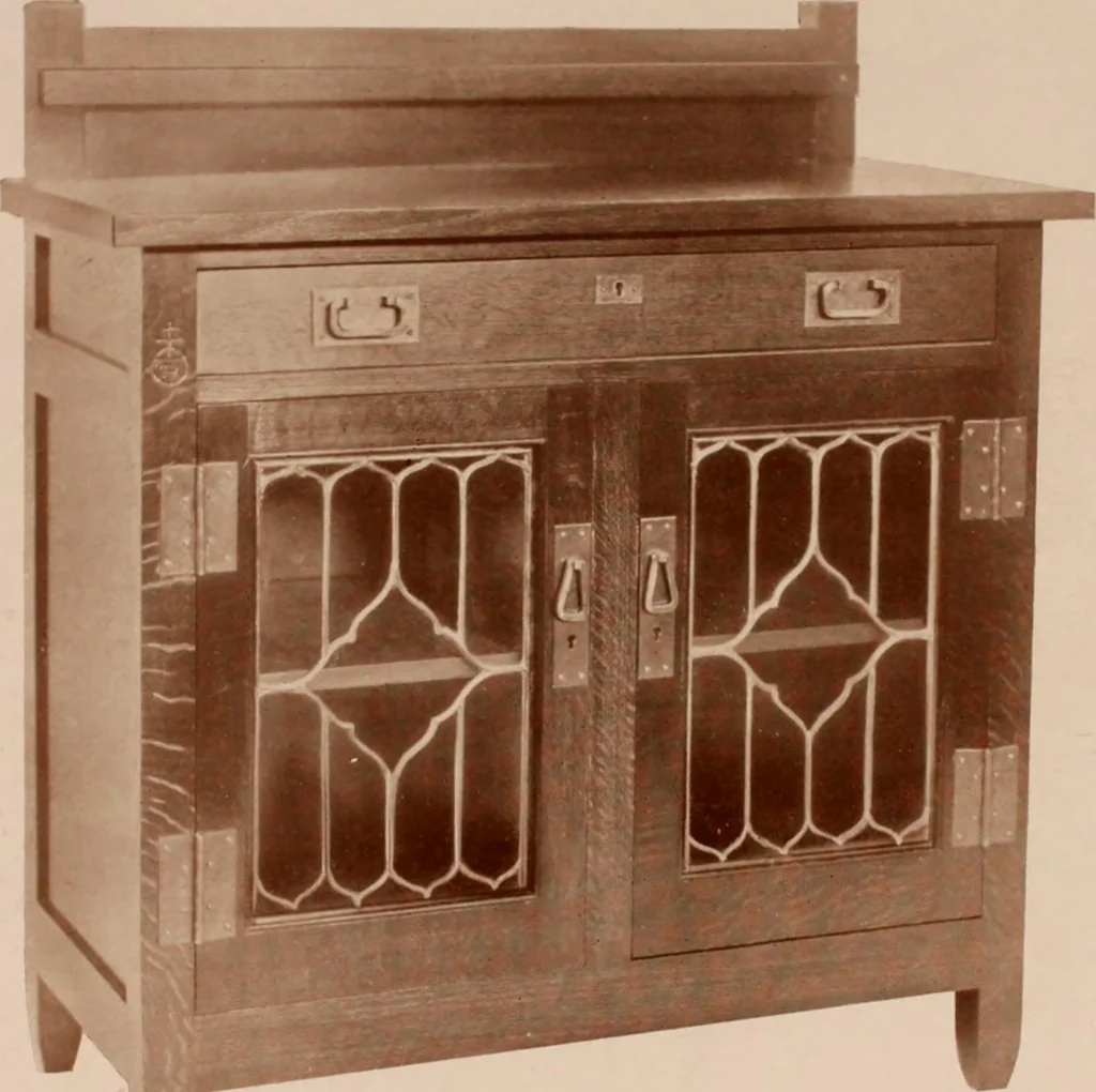 An illustration from Roycroft hand made furniture., 1912, leaf 25