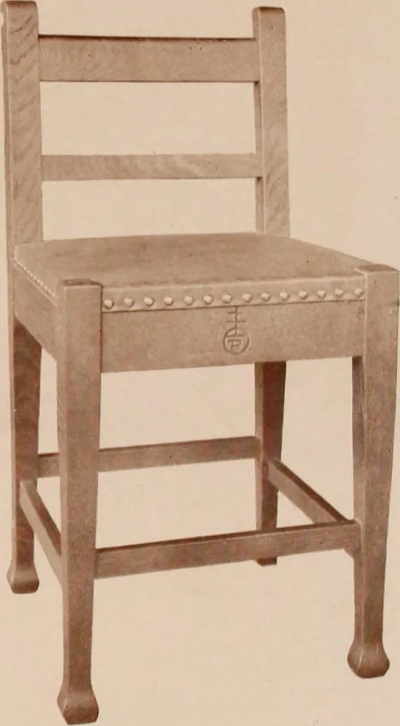 An illustration from Roycroft hand made furniture., 1912, leaf 25