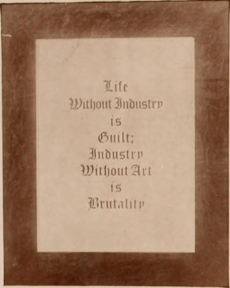 An illustration from Roycroft hand made furniture., 1912, leaf 28