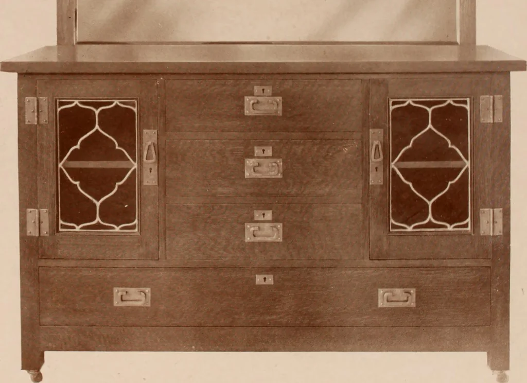 An illustration from Roycroft hand made furniture., 1912, leaf 28