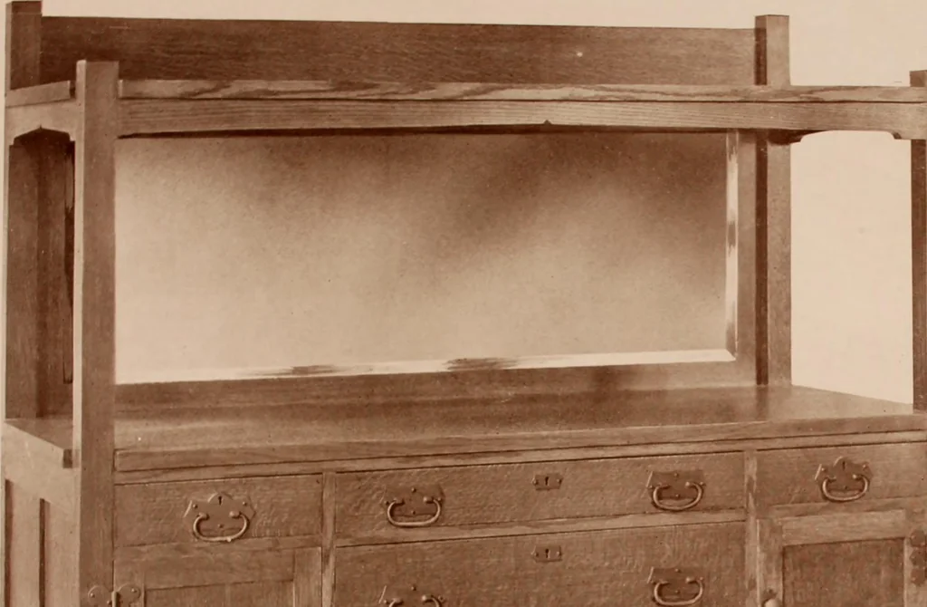An illustration from Roycroft hand made furniture., 1912, leaf 32