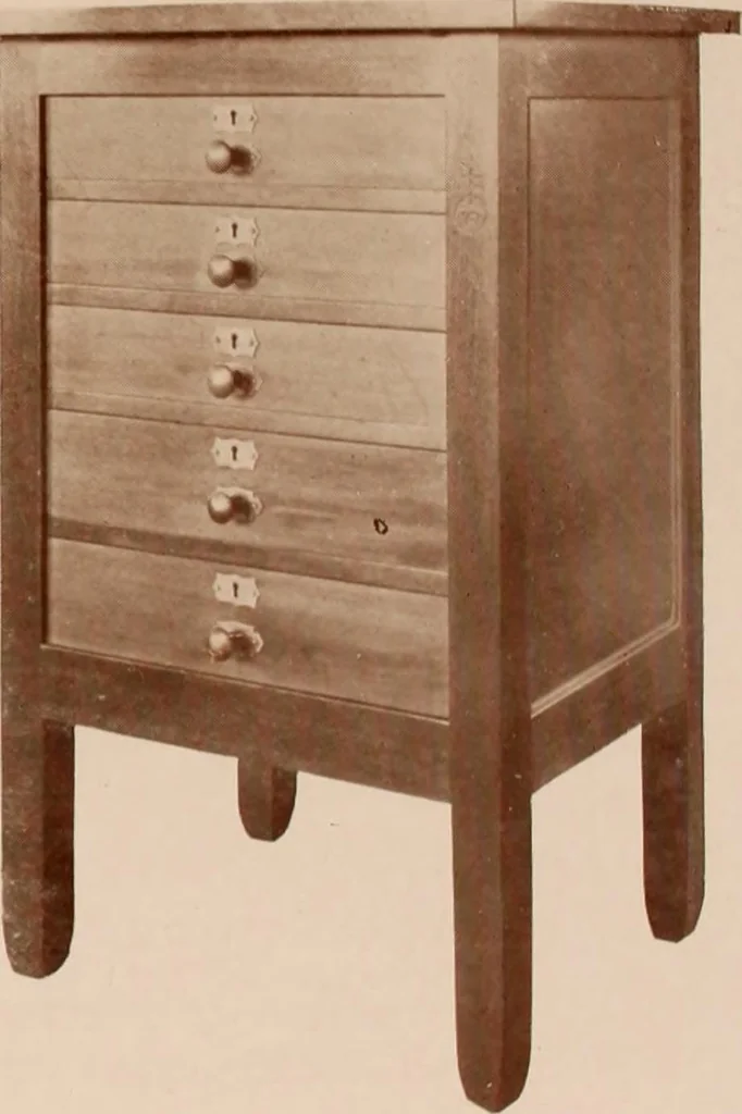 An illustration from Roycroft hand made furniture., 1912, leaf 32