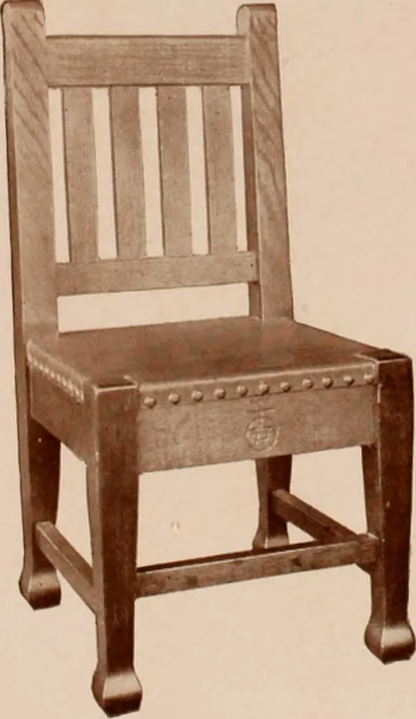 An illustration from Roycroft hand made furniture., 1912, leaf 33