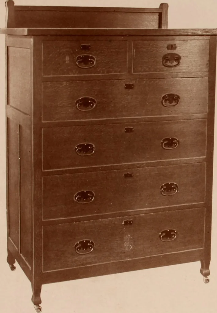 An illustration from Roycroft hand made furniture., 1912, leaf 34