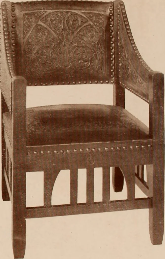 An illustration from Roycroft hand made furniture., 1912, leaf 35