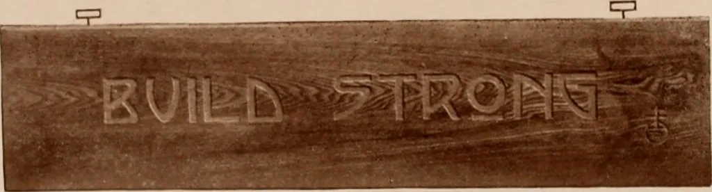 An illustration from Roycroft hand made furniture., 1912, leaf 36
