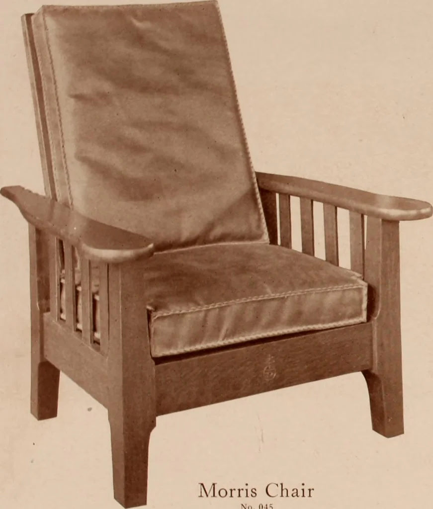 An illustration from Roycroft hand made furniture., 1912, leaf 6