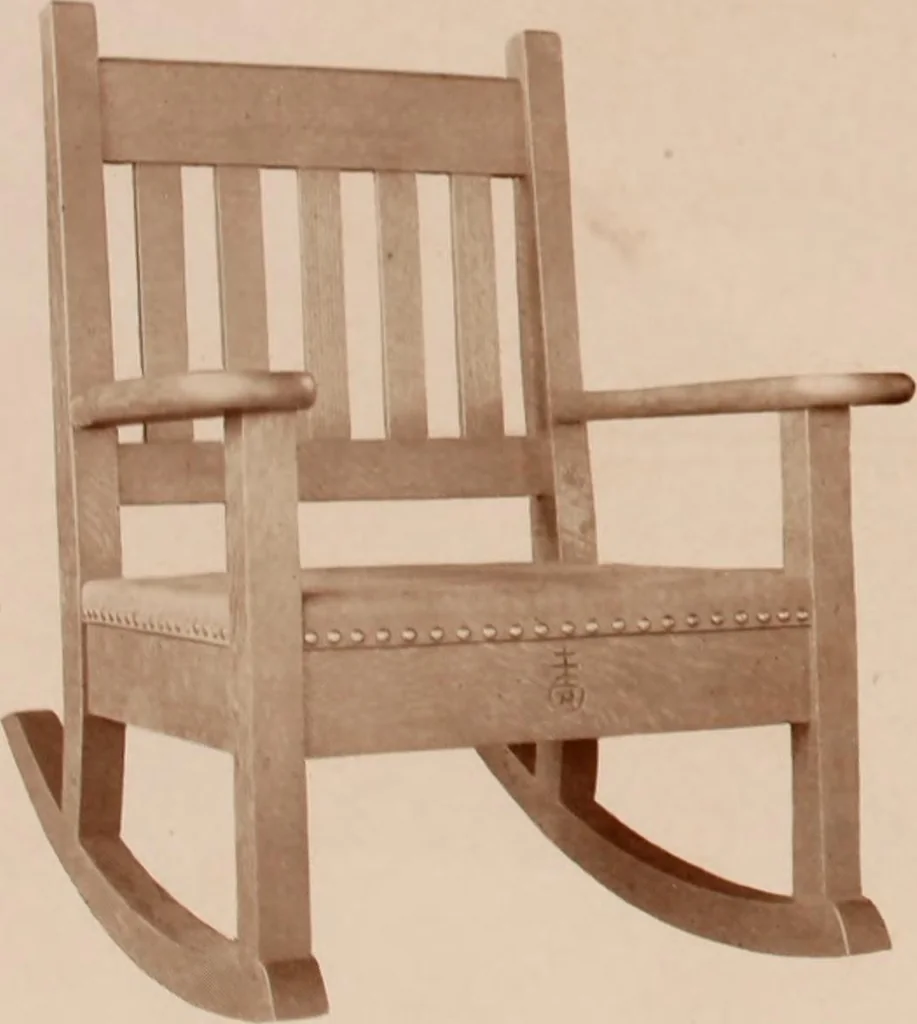 An illustration from Roycroft hand made furniture., 1912, leaf 7