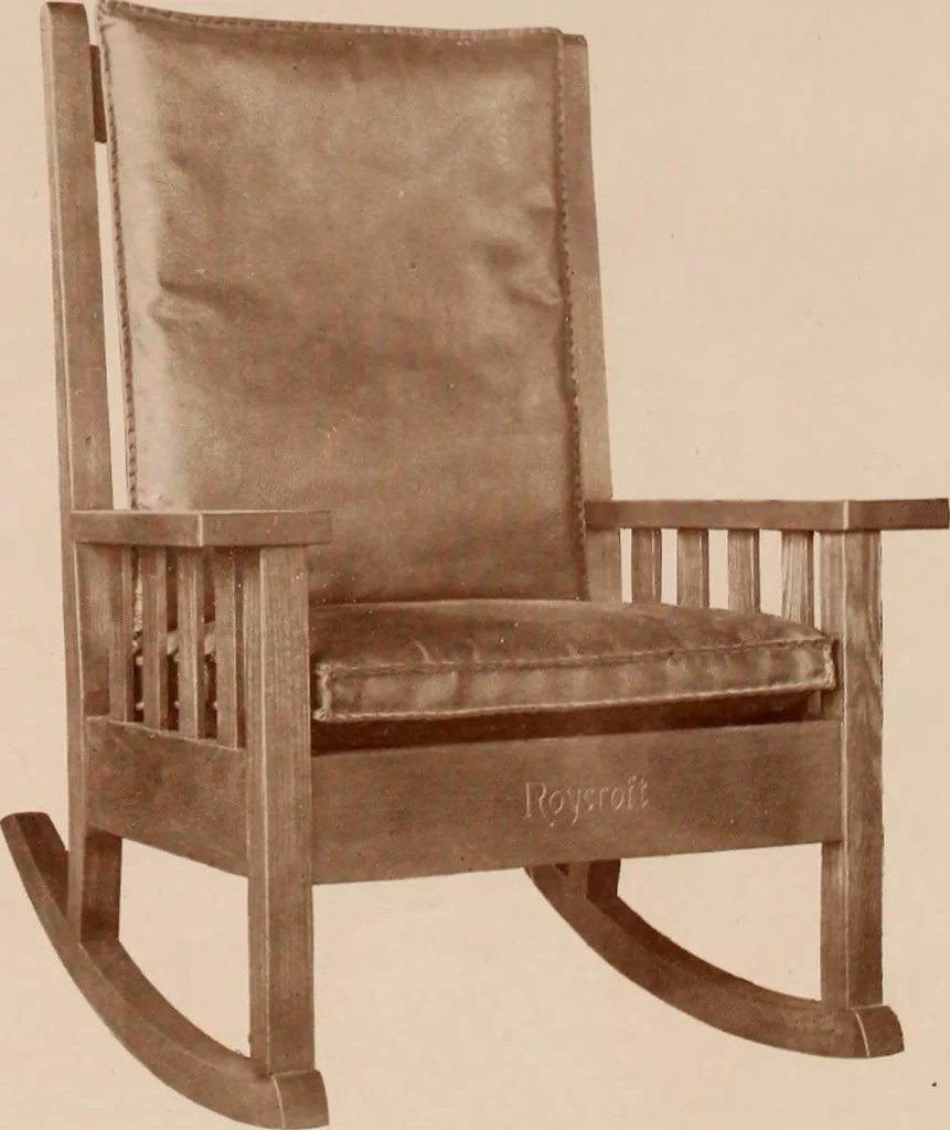 An illustration from Roycroft hand made furniture., 1912, leaf 8