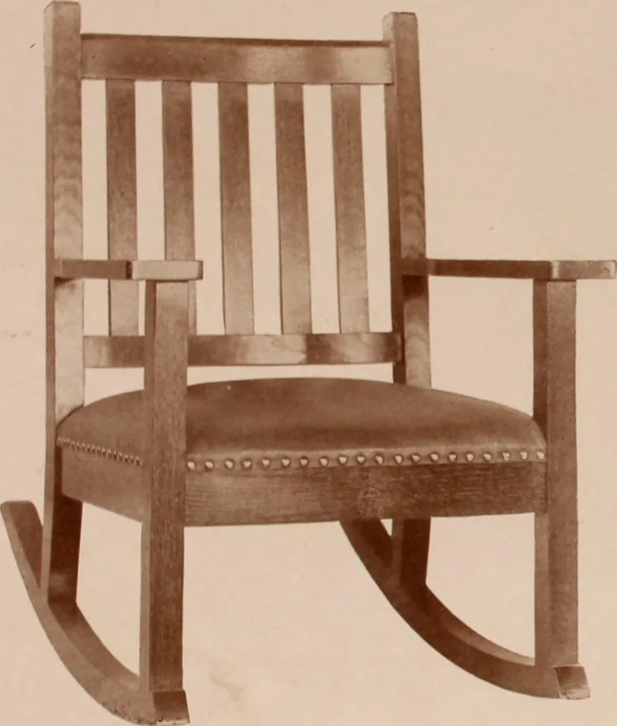 An illustration from Roycroft hand made furniture., 1912, leaf 9