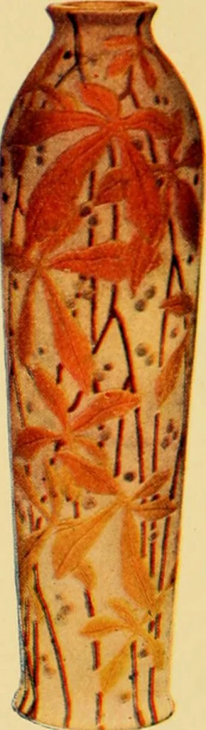 An illustration from Rozane ware., 1905, leaf 37