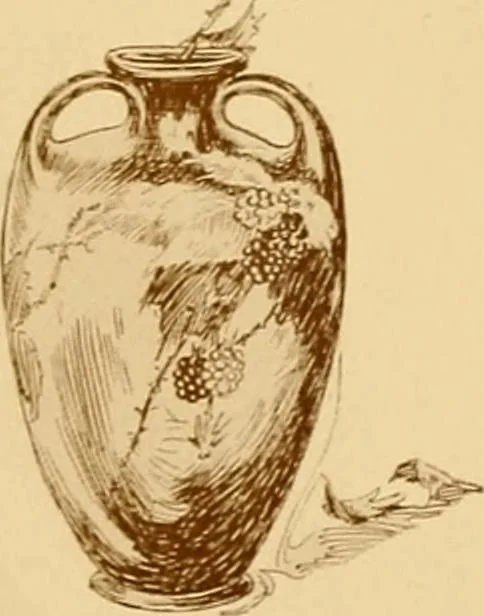An illustration from Rozane ware., 1905, leaf 4