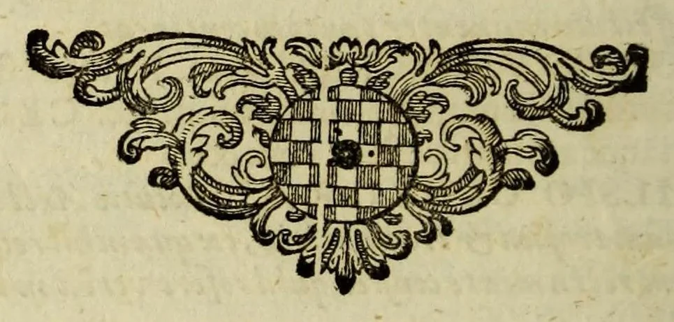 An illustration from R.P. Athanasii Kircheri e Societate Jesu Iter extaticum cœleste, : quo mundi opificium, id est, cœlestis expansi, siderumq[ue] tam errantium, quàm fixorum natura, vires, proprietates, singulorumq[ue] compositio & structura, ab infimo telluris globo, usq[ue] ad ultima mundi confinia, per ficti raptus integumentum explorata, novâ hypothesi exponitur ad veritatem, interlocutoribus Cosmiele et Theodidacto, 1660, leaf 570