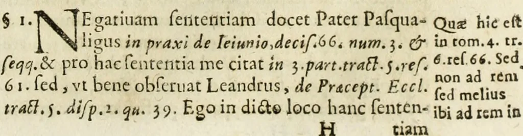 An illustration from R.P.D. Antoninus Diana Panormitanus ... Coordinatus, seu, Omnes resolutiones morales : eius ipsissimis verbis ad propria loca, & materias fideliter dispositae, ac distributae .., 1680, leaf 152