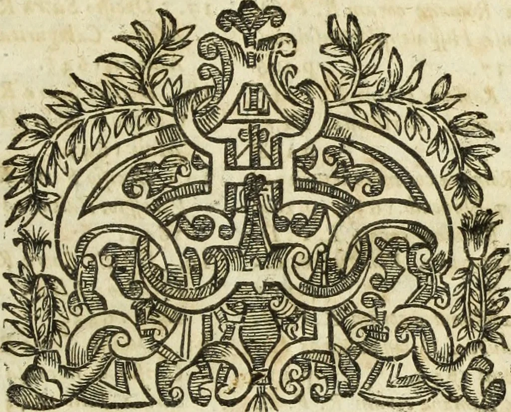 An illustration from R.P.D. Antoninus Diana Panormitanus ... Coordinatus, seu, Omnes resolutiones morales : eius ipsissimis verbis ad propria loca, & materias fideliter dispositae, ac distributae .., 1680, leaf 64