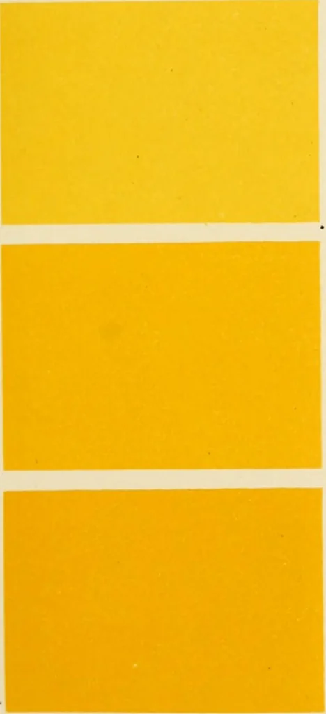 An illustration from Répertoire de couleurs pour aider à la détermination des couleurs des fleurs, des feuillages et des fruits, 1905, leaf 152