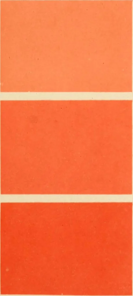 An illustration from Répertoire de couleurs pour aider à la détermination des couleurs des fleurs, des feuillages et des fruits, 1905, leaf 342