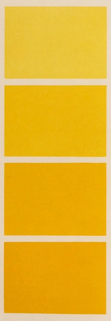 An illustration from Répertoire de couleurs pour aider à la détermination des couleurs des fleurs, des feuillages et des fruits, 1905, leaf 47