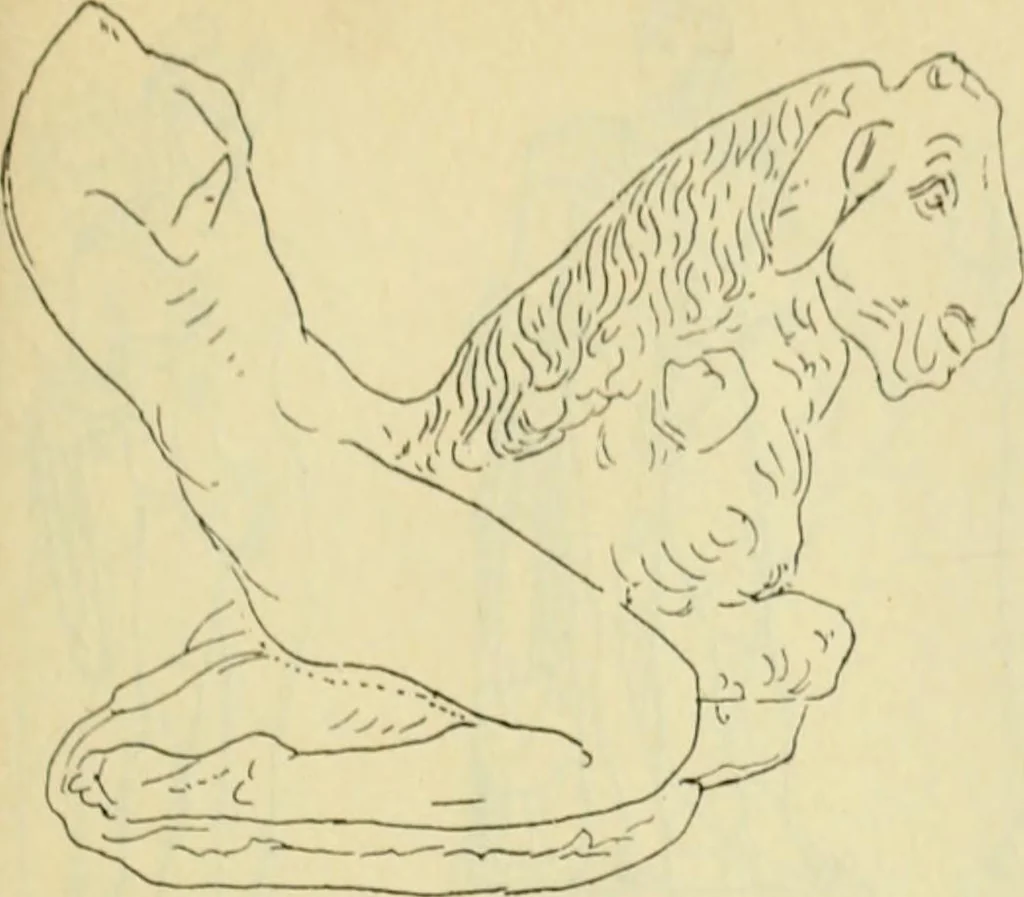 An illustration from Répertoire de la statuaire grecque et romaine, 1908, leaf 100