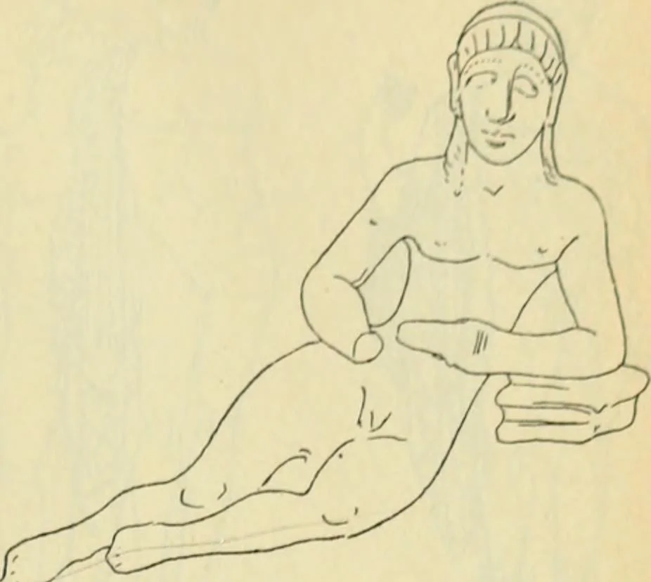 An illustration from Répertoire de la statuaire grecque et romaine, 1908, leaf 100