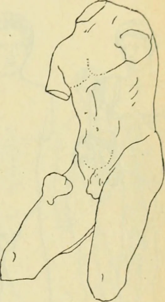 An illustration from Répertoire de la statuaire grecque et romaine, 1908, leaf 100