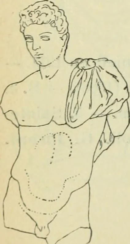 An illustration from Répertoire de la statuaire grecque et romaine, 1908, leaf 101