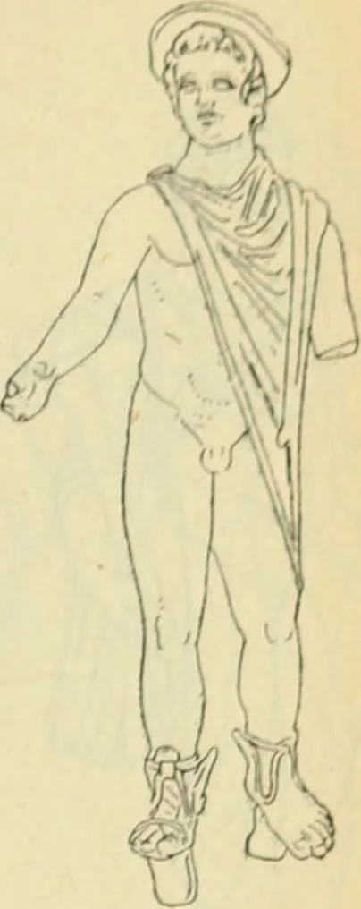 An illustration from Répertoire de la statuaire grecque et romaine, 1908, leaf 102