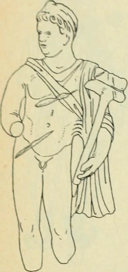 An illustration from Répertoire de la statuaire grecque et romaine, 1908, leaf 103