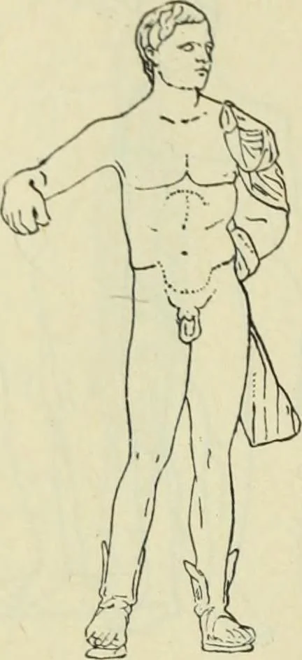 An illustration from Répertoire de la statuaire grecque et romaine, 1908, leaf 103