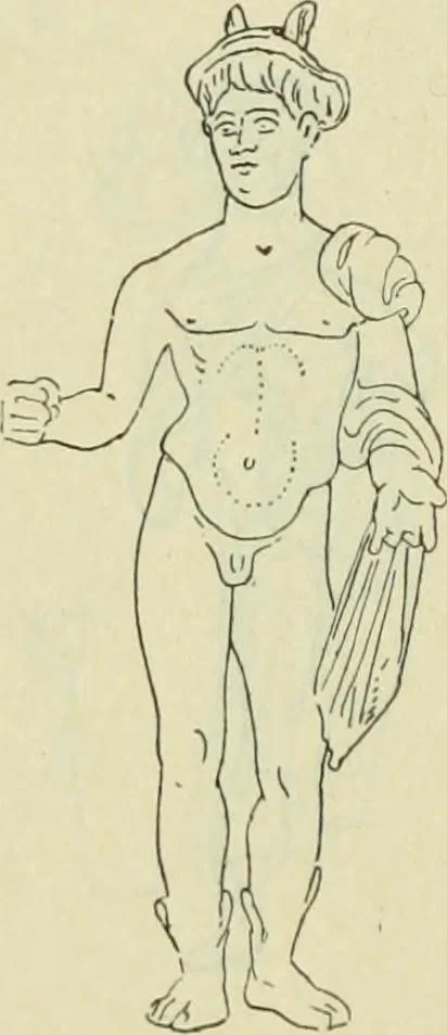 An illustration from Répertoire de la statuaire grecque et romaine, 1908, leaf 103