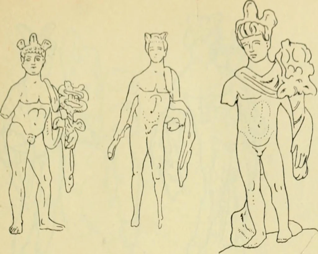 An illustration from Répertoire de la statuaire grecque et romaine, 1908, leaf 104
