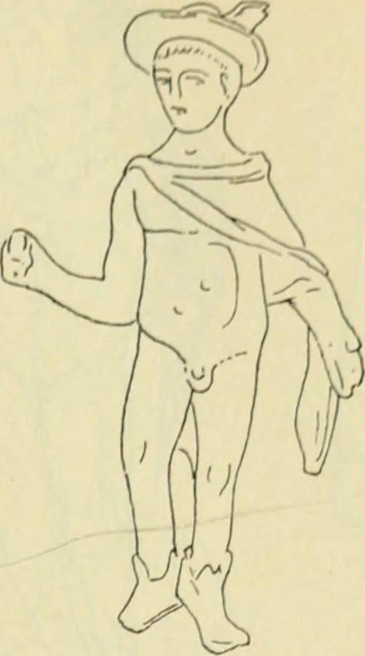 An illustration from Répertoire de la statuaire grecque et romaine, 1908, leaf 104