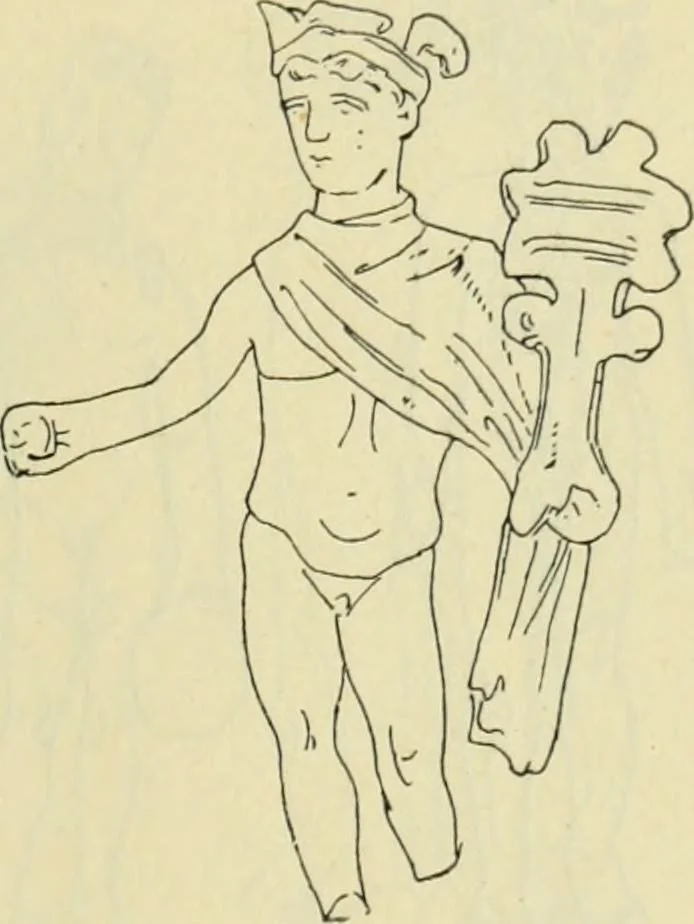 An illustration from Répertoire de la statuaire grecque et romaine, 1908, leaf 104