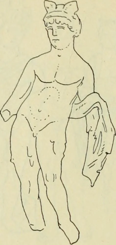 An illustration from Répertoire de la statuaire grecque et romaine, 1908, leaf 105