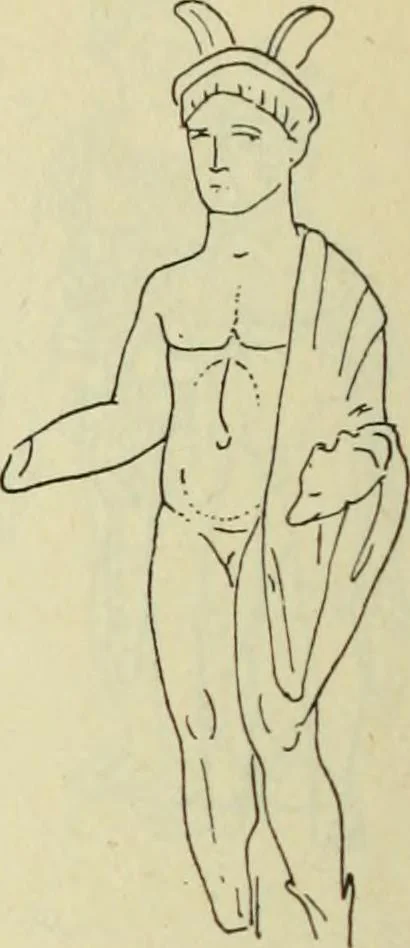 An illustration from Répertoire de la statuaire grecque et romaine, 1908, leaf 105