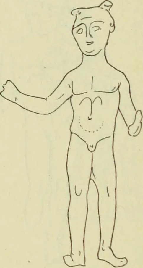 An illustration from Répertoire de la statuaire grecque et romaine, 1908, leaf 105