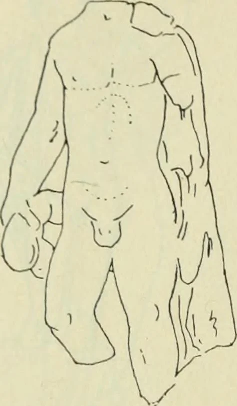 An illustration from Répertoire de la statuaire grecque et romaine, 1908, leaf 107
