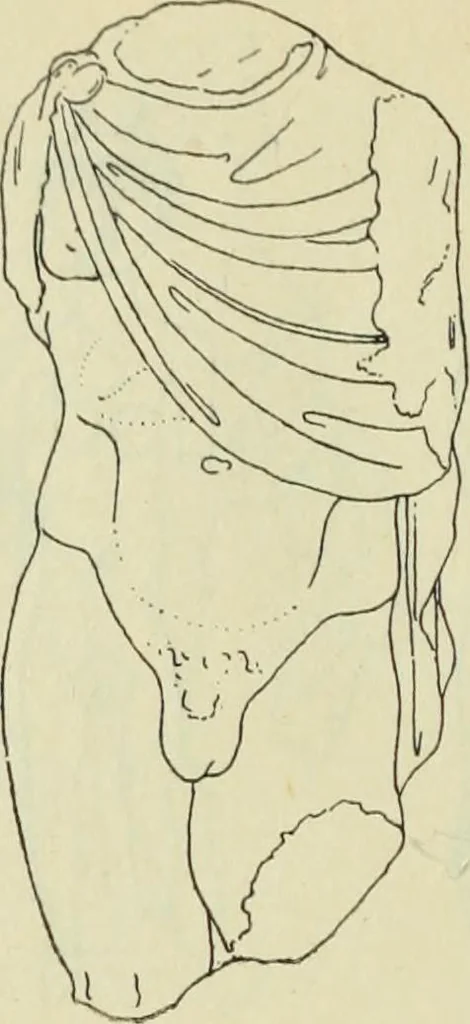 An illustration from Répertoire de la statuaire grecque et romaine, 1908, leaf 107