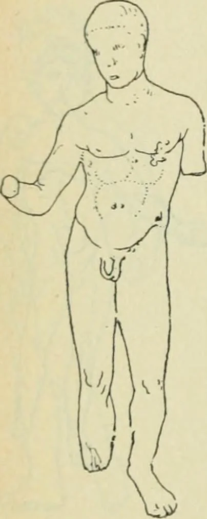 An illustration from Répertoire de la statuaire grecque et romaine, 1908, leaf 107