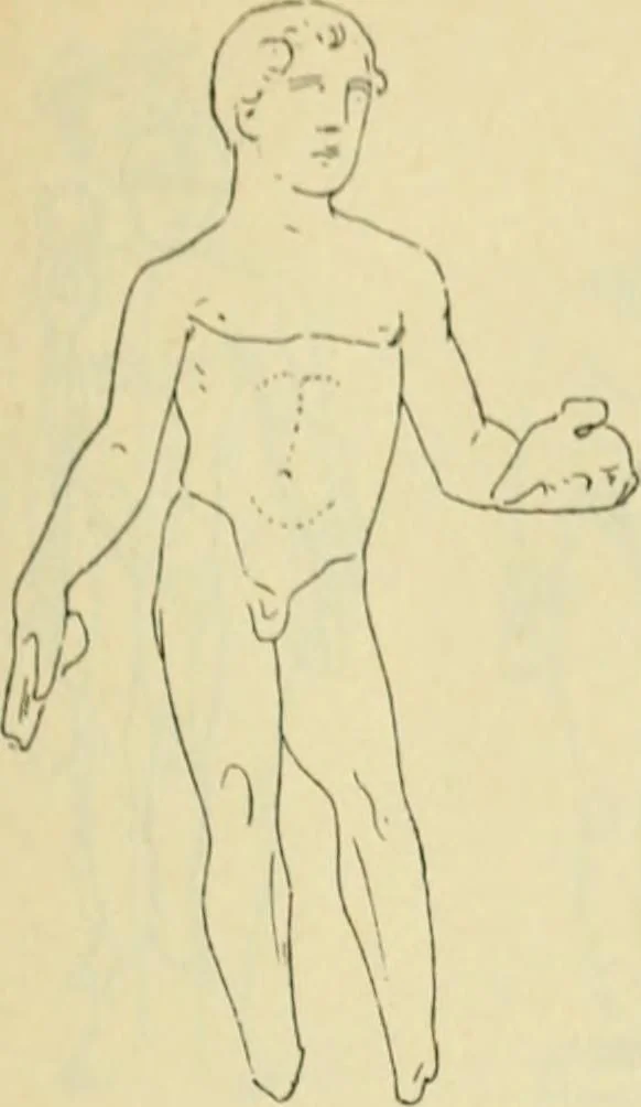 An illustration from Répertoire de la statuaire grecque et romaine, 1908, leaf 108