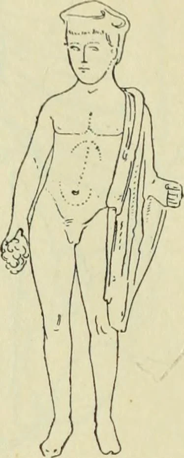 An illustration from Répertoire de la statuaire grecque et romaine, 1908, leaf 109