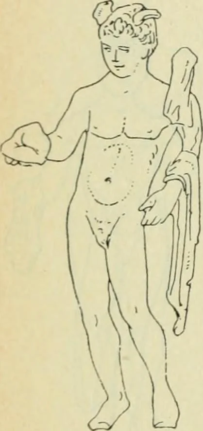 An illustration from Répertoire de la statuaire grecque et romaine, 1908, leaf 109