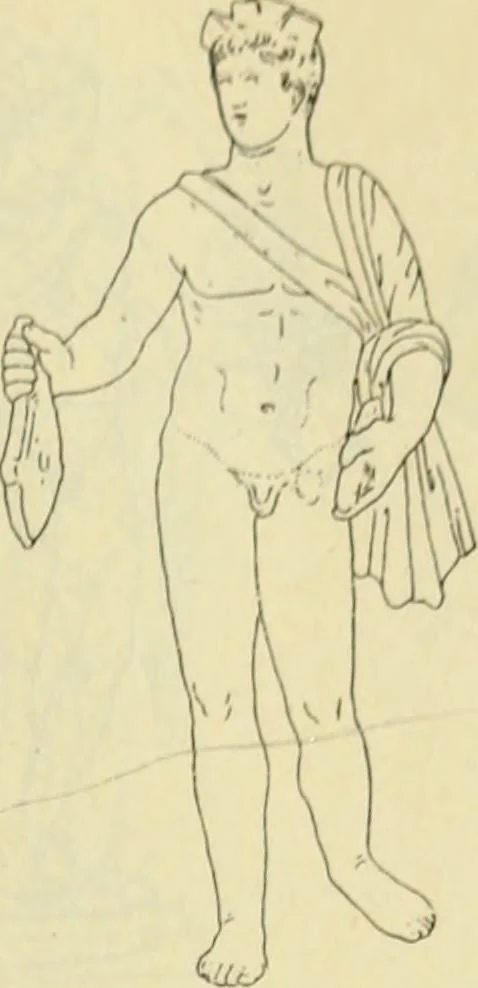 An illustration from Répertoire de la statuaire grecque et romaine, 1908, leaf 110