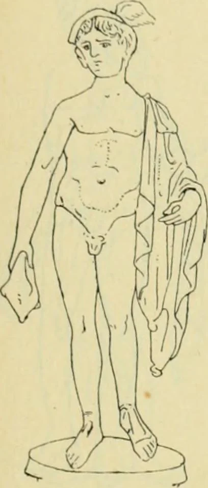 An illustration from Répertoire de la statuaire grecque et romaine, 1908, leaf 110