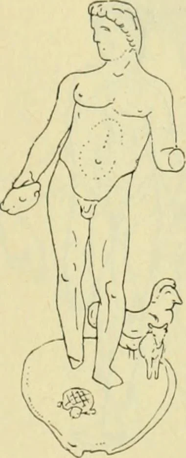 An illustration from Répertoire de la statuaire grecque et romaine, 1908, leaf 110